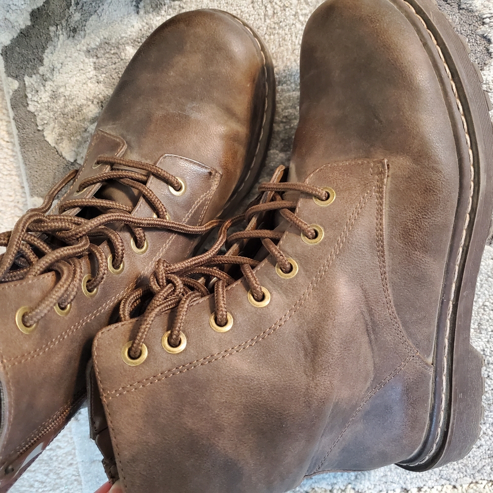 Torrid Brown Lace Up Boots